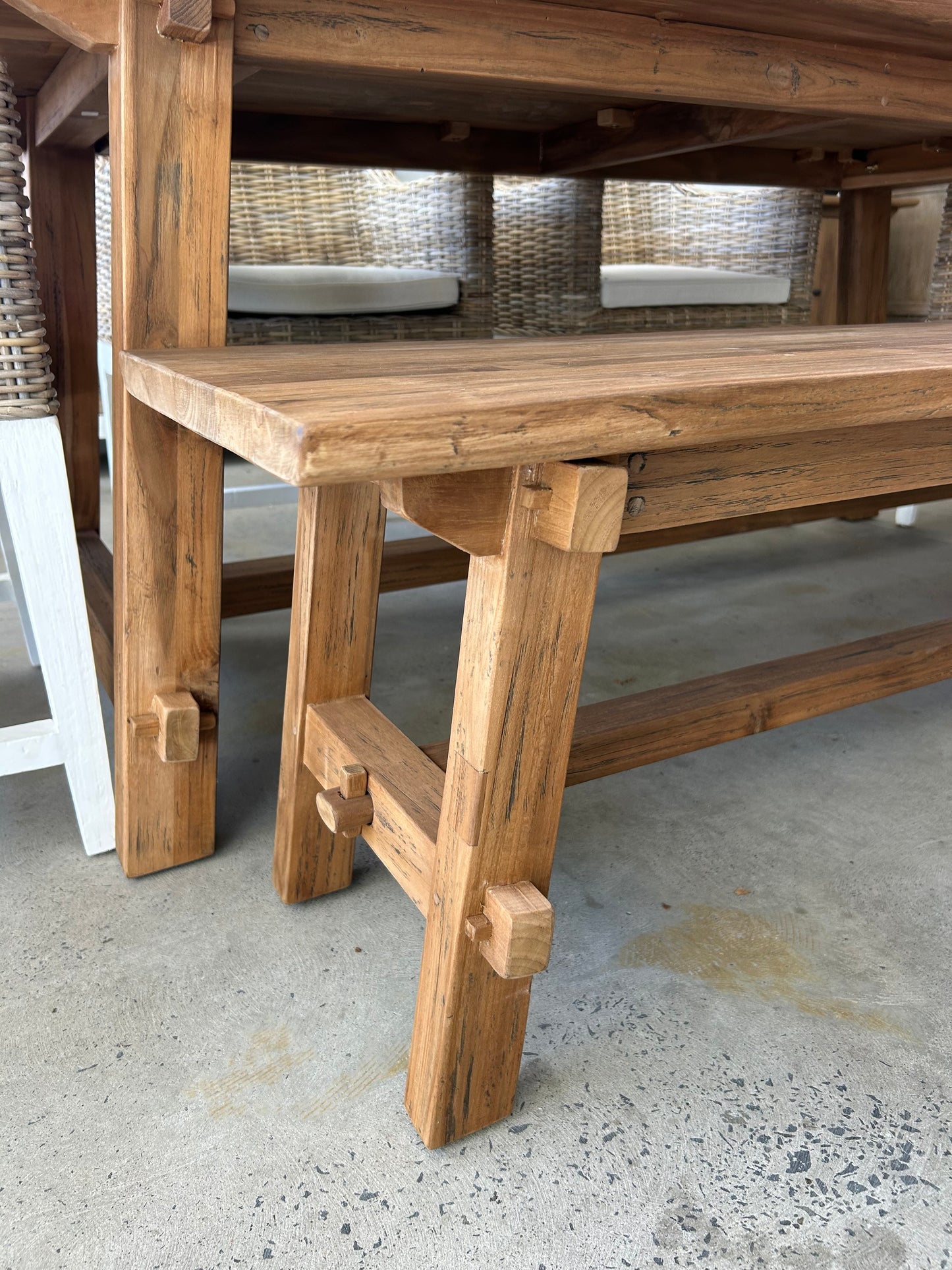 Portofino Teak Bench Seat