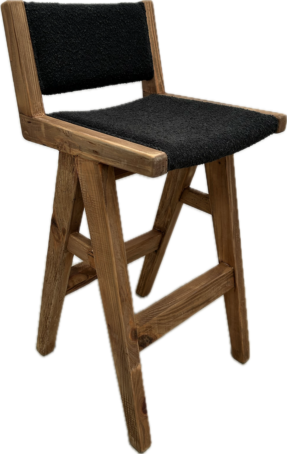 Black bar stool