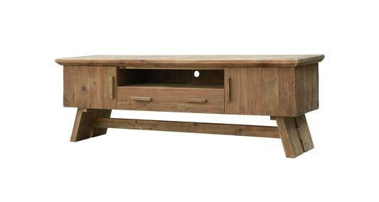 Modern wooden TV Unit 1.8m long with drawers and doors